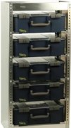 Raaco Carry-Lite reol med 5 stk servicekufferter, reol i topkvalitet og ekstrem billig